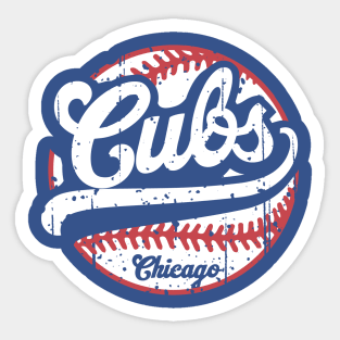 Classic Cubs Vintage Sticker